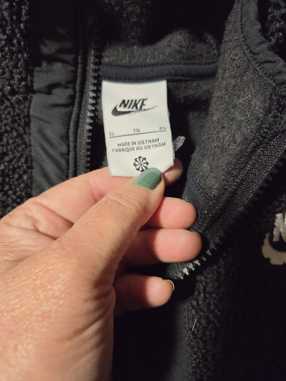 Nike Fleece Jacket Womens Xl
